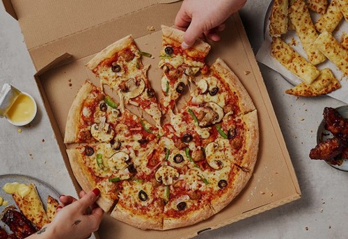 100 kraft pizza boxes - 100,