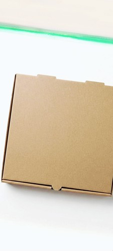Plain brown pizza - brown, boxes,