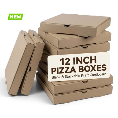 Inch plain pizza - pizza, boxes