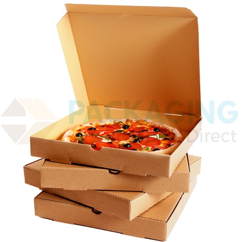 Inch brown pizza - 7, boxes