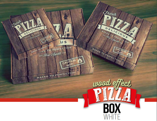 Pizza boxes takeaway strong - pizza,