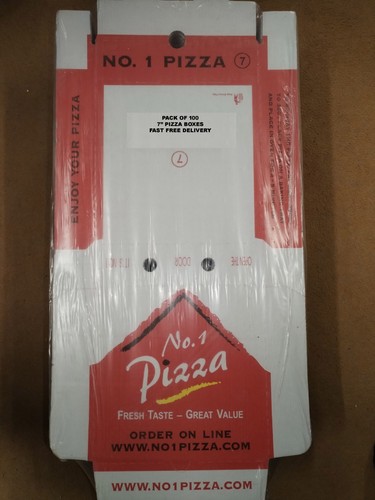 100 colour pizza boxes - pizza,
