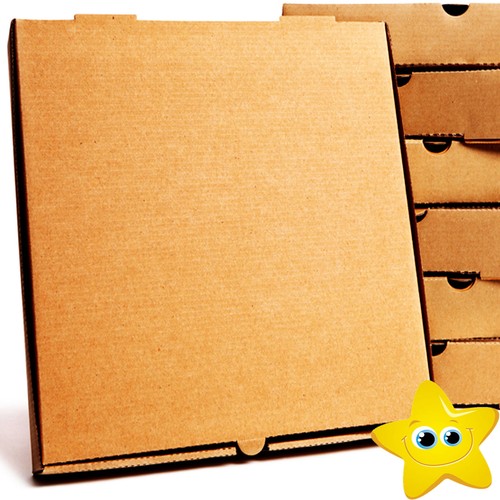 Pack 100 brown - brown, boxes