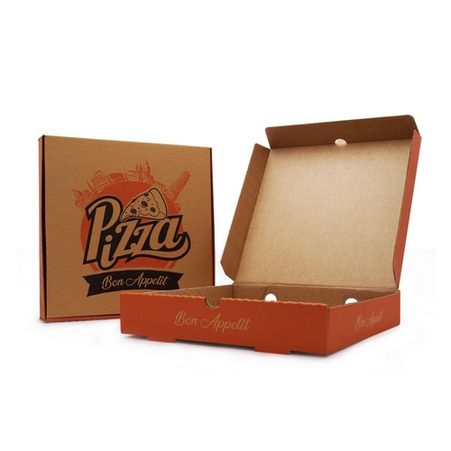 Printed pizza boxes - boxes, 7-12″
