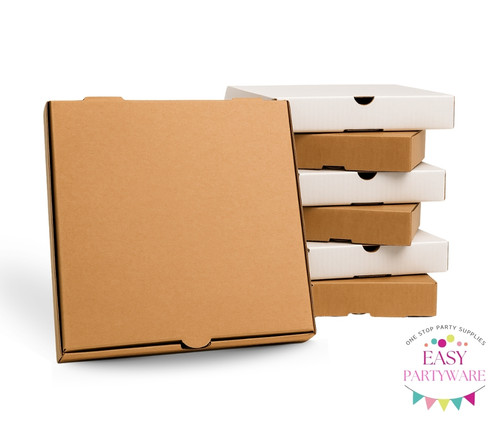 Plain pizza boxes takeaway - plain, boxes,