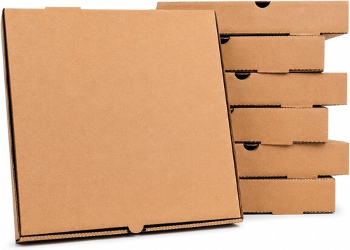 Plain pizza boxes - pizza, boxes,