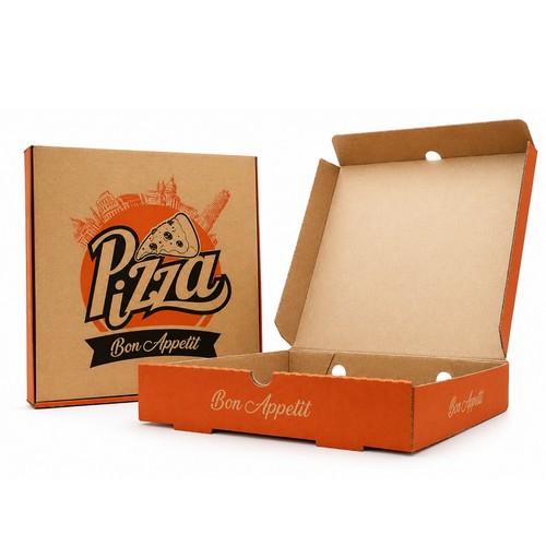 Pizza boxes takeaway - takeaway,