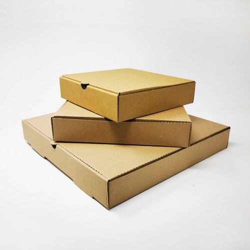 Plain kraft white fold over - plain, fold-over