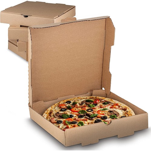 Plain pizza boxes takeaway - plain, boxes,